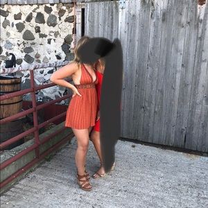 urban outfitters halter boho dress